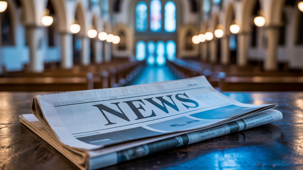 Closeup of a Newspaper