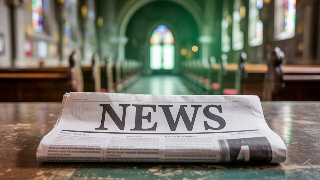 Closeup of a Newspaper