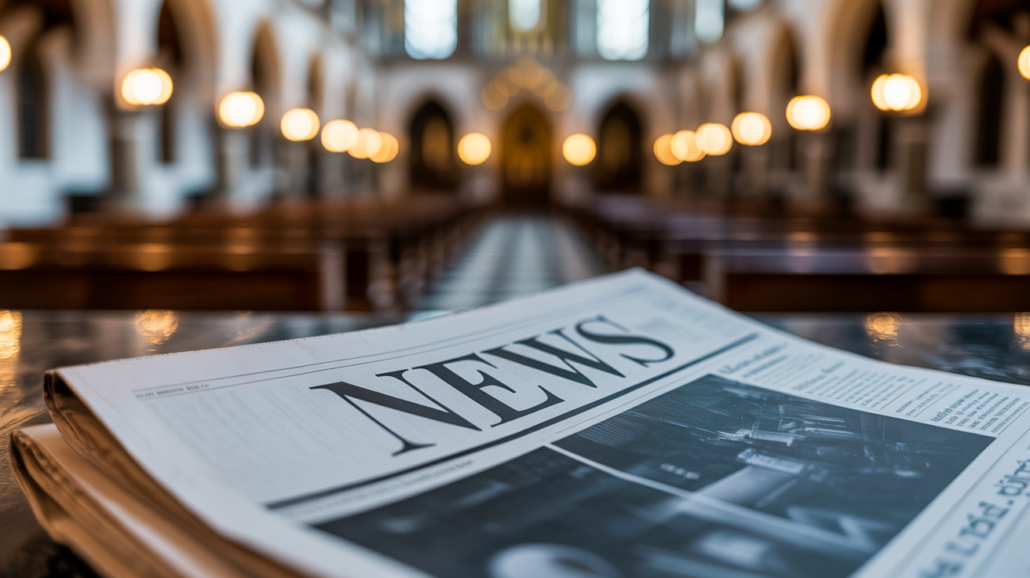 Closeup of a Newspaper